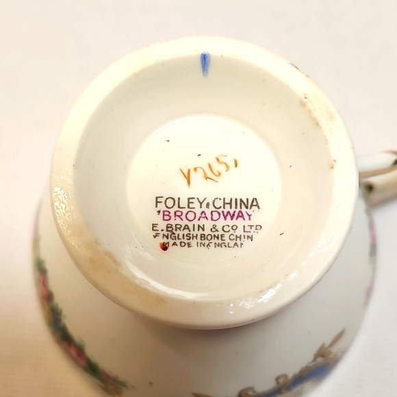 Foley China "Broadway" English Bone China Made in England Y2651 - Picture 5 of 12